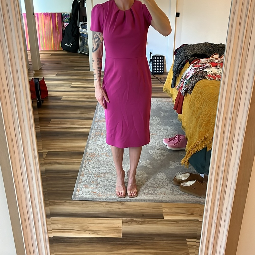 Maggy London Midi Dress Size 2 NWOT - Picture 2 of 7